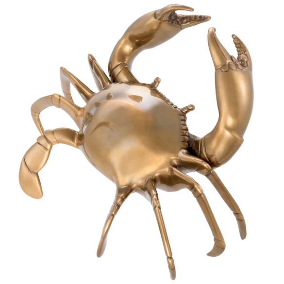 EICHHOLTZ Crab Dekoobjekt, Vintage-Messing