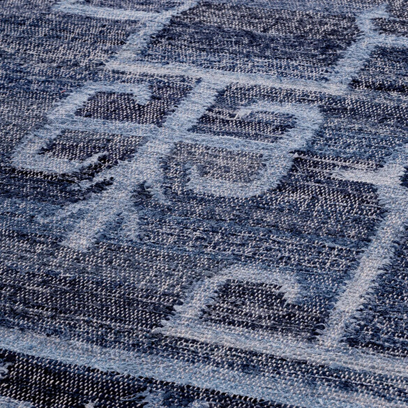 EICHHOLTZ Palmaria Teppich 200x300 cm, Blau