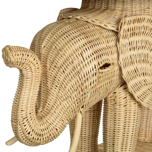 EICHHOLTZ Elephant Beistelltisch, Rattan
