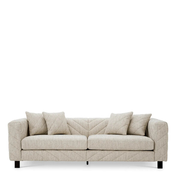 EICHHOLTZ Avellino Sofa 230 cm, Splendor light grey