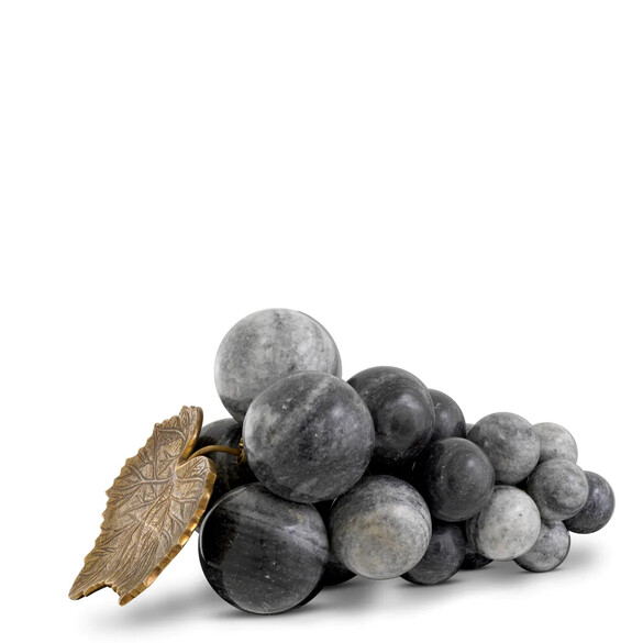 EICHHOLTZ Vintage Grapes Dekoobjekt, Grauer Marmor