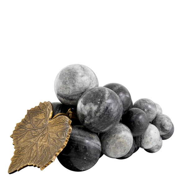 EICHHOLTZ Vintage Grapes Dekoobjekt, Grauer Marmor
