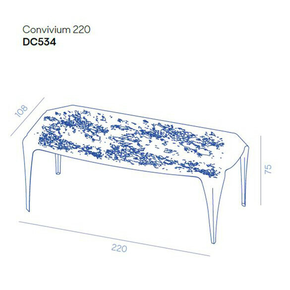 De Castelli CONVIVIUM TABLE Tisch 220 cm