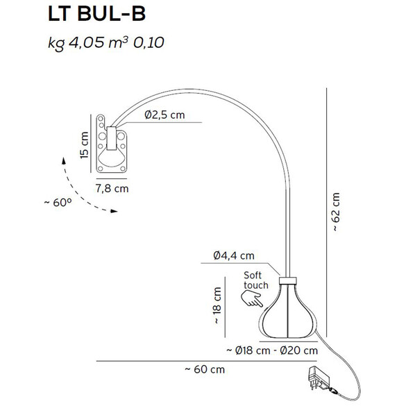 Axolight BUL-BO LT LED-Tischleuchte