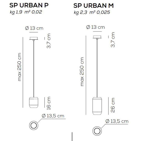 Axolight URBAN SP LED Pendelleuchte