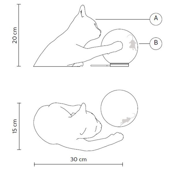 Karman MAOO Tischleuchte mit Katzenkorpus