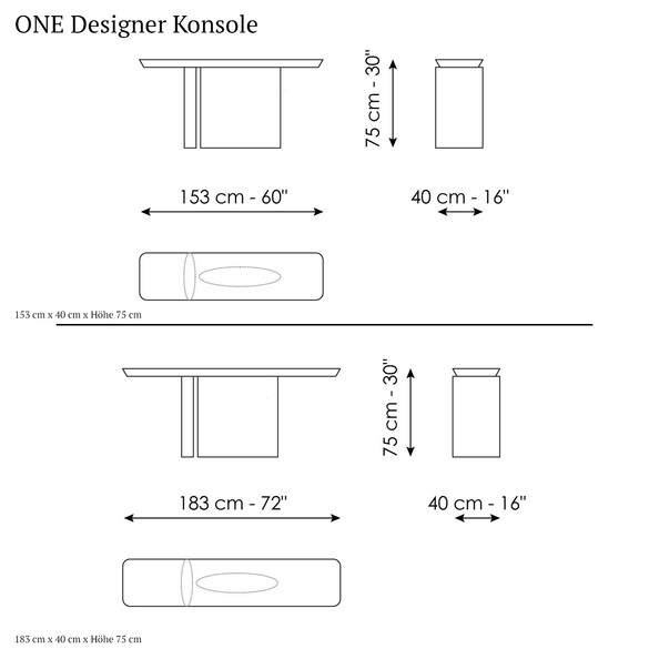 Bonaldo ONE Designer Konsole