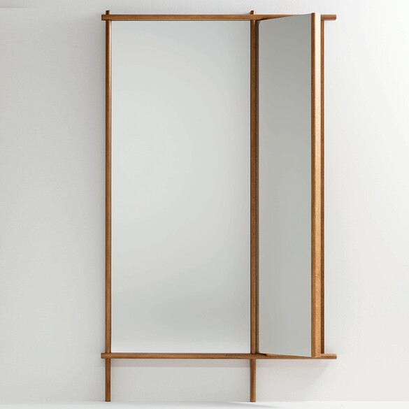 Bonaldo ISOLA MIRROR Designer Wandspiegel aus Massivholz