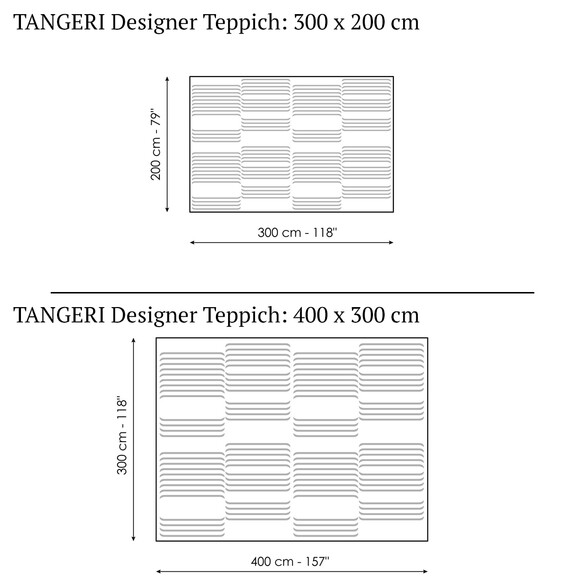 Bonaldo TANGERI Designer Teppich