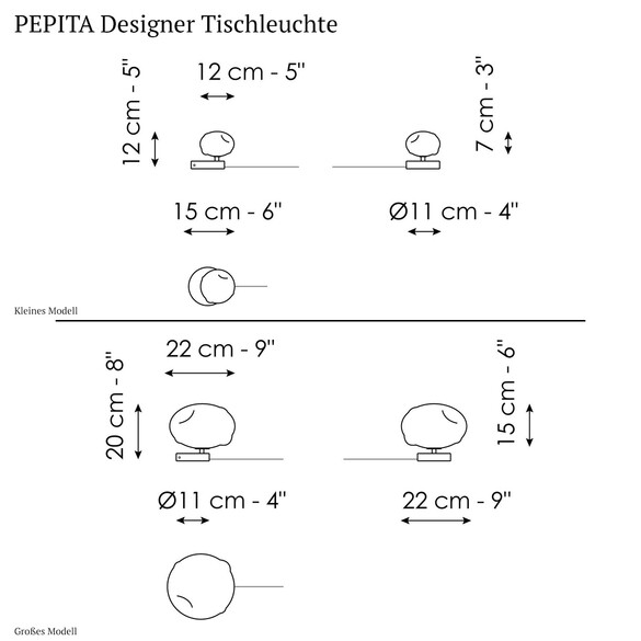 Bonaldo PEPITA Designer Tischleuchte