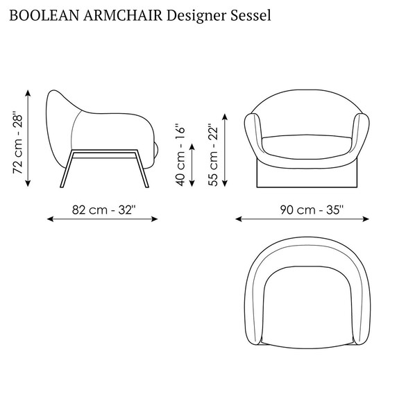 Bonaldo BOOLEAN ARMCHAIR Designer Sessel