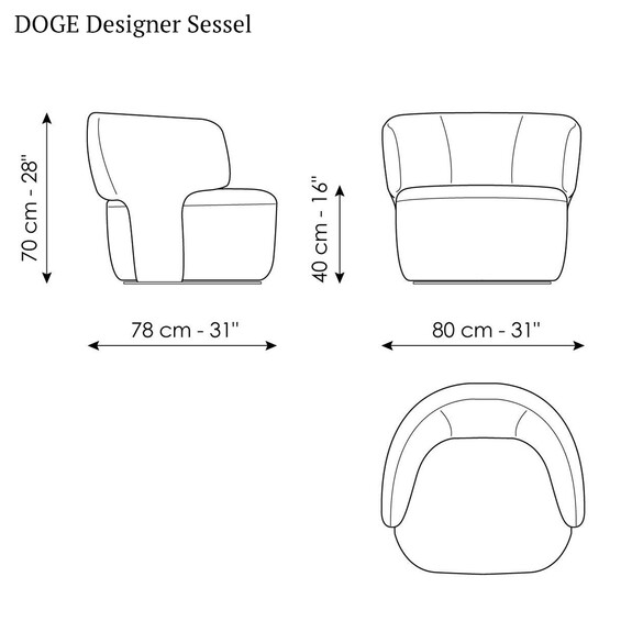 Bonaldo DOGE Designer Sessel