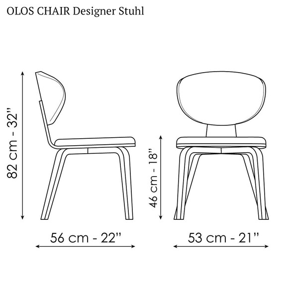 Bonaldo OLOS CHAIR Designer Stuhl