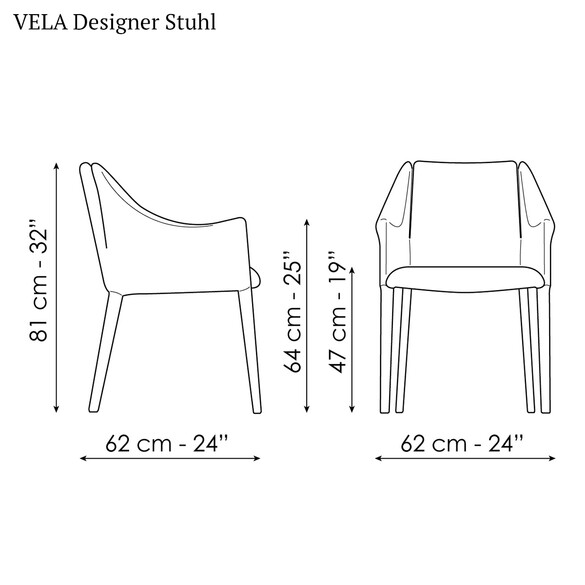 Bonaldo VELA Designer Stuhl