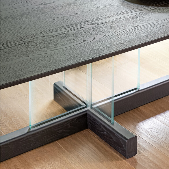 Bonaldo CROSS TABLE GLASS Esstisch 200 cm