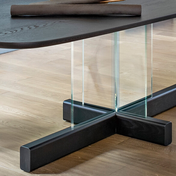 Bonaldo CROSS TABLE GLASS Esstisch 200 cm