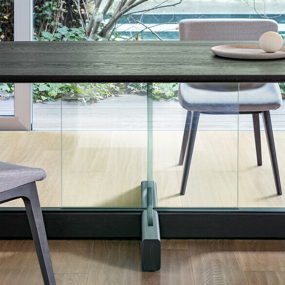 Bonaldo CROSS TABLE GLASS Esstisch 250 cm