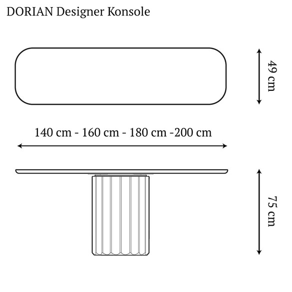 Bonaldo DORIAN Designer Konsole