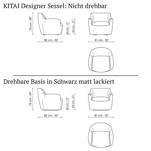 Bonaldo KITAI Designer Sessel