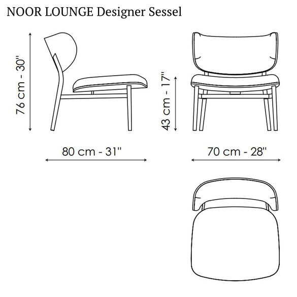 Bonaldo NOOR LOUNGE Designer Sessel