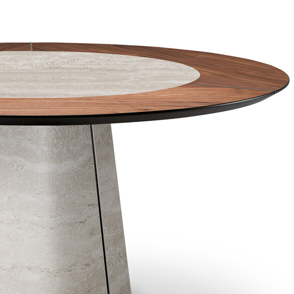 Cattelan Italia RADO KER-WOOD ROUND runder Esstisch