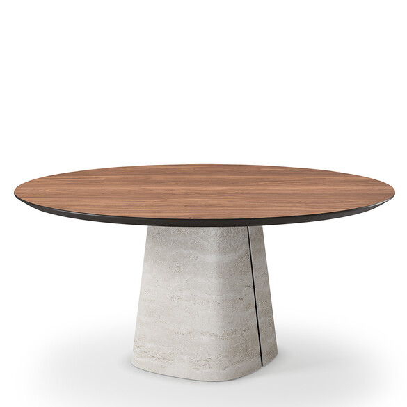 Cattelan Italia RADO KERAMIK WOOD ROUND Esstisch