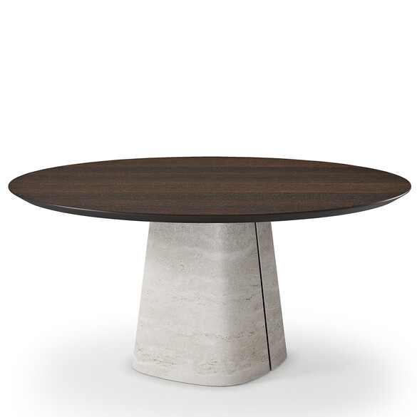 Cattelan Italia RADO KERAMIK WOOD ROUND Esstisch