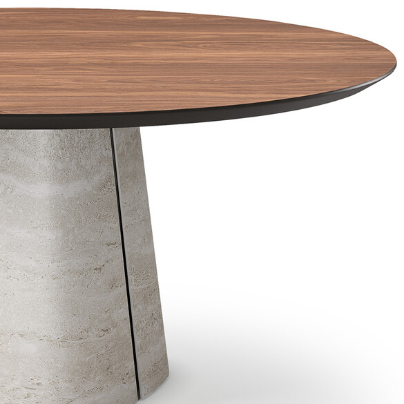 Cattelan Italia RADO KERAMIK WOOD ROUND Esstisch