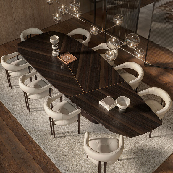 Cattelan Italia SENATOR WOOD Designer Esstisch