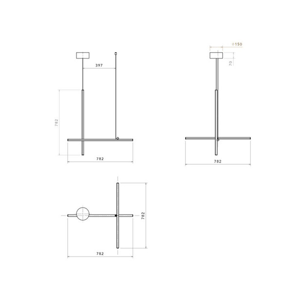 Flos COORDINATES S1 LED-Pendelleuchte  - SONDERPREIS