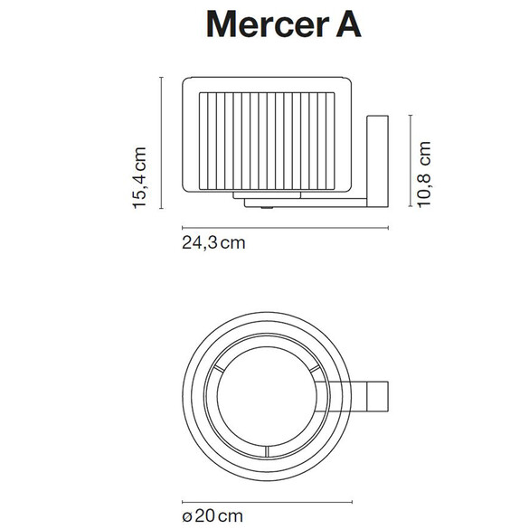 Marset Mercer A Wandleuchte - SONDERPREIS