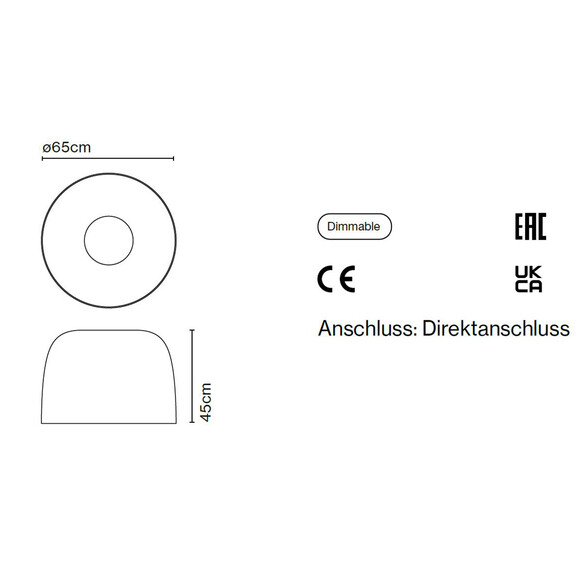 Marset Djemb C 65.45 LED-Deckenleuchte - SONDERPREIS