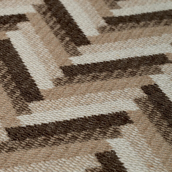 EICHHOLTZ Del Vale Sitzbank, Chevron brown