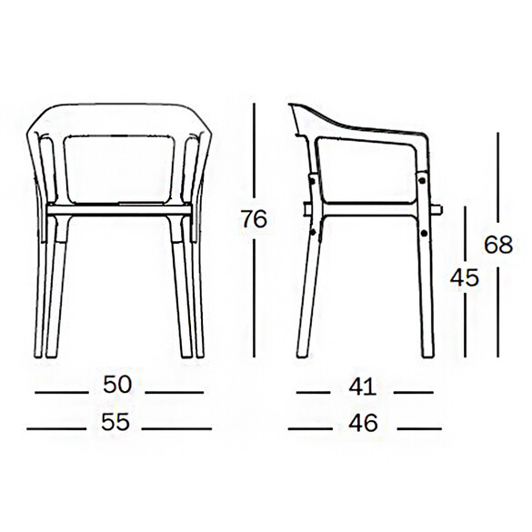 MAGIS Steelwood Chair Stuhl in Schwarz - SONDERPREIS