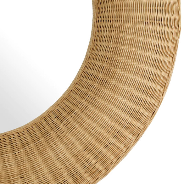 EICHHOLTZ Idora Spiegel  120  cm, Rattan