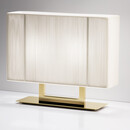 Axolight CLAVIUS LT P Tischleuchte in GOLD/WEI -...