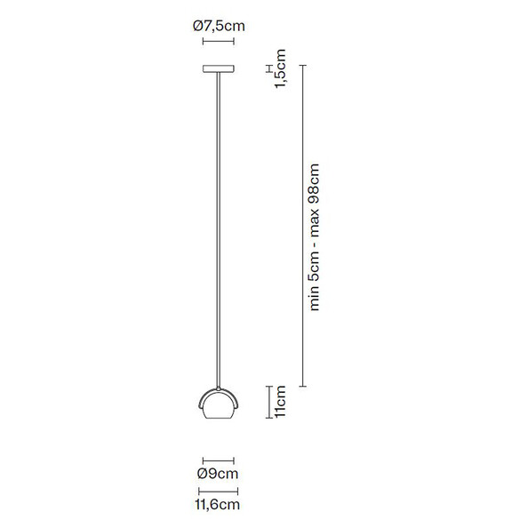 Fabbian Beluga Colour D57 Pendelleuchte 1-flammig - SONDERPREIS