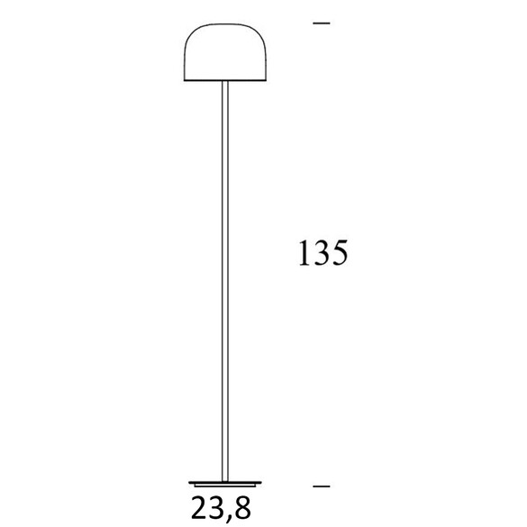 Fontana Arte EQUATORE LED-Stehleuchte