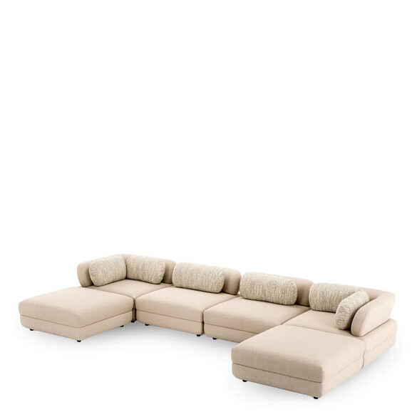 EICHHOLTZ Paulo Modulares Sofa - Ottoman Modul, Scalea sand