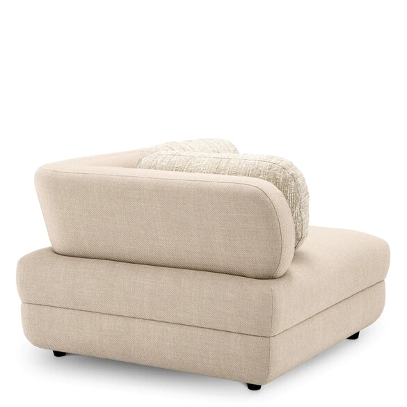 EICHHOLTZ Paulo Modulares Sofa - Eckmodul, Scalea sand & Boucl sonata cream