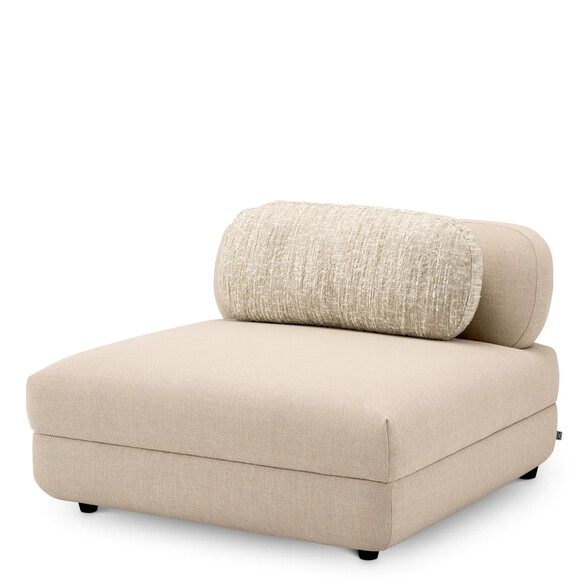 EICHHOLTZ Paulo Modulares Sofa - Mittelmodul, Scalea sand & Boucl sonata cream