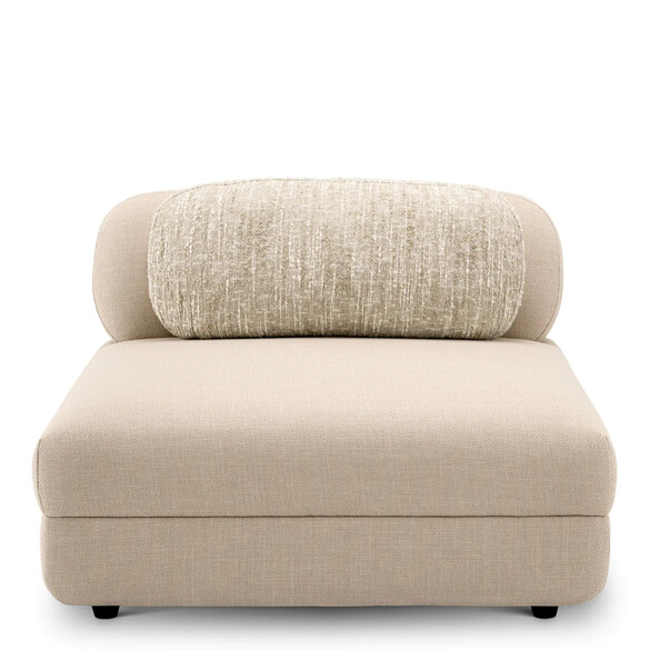 EICHHOLTZ Paulo Modulares Sofa - Mittelmodul, Scalea sand & Boucl sonata cream