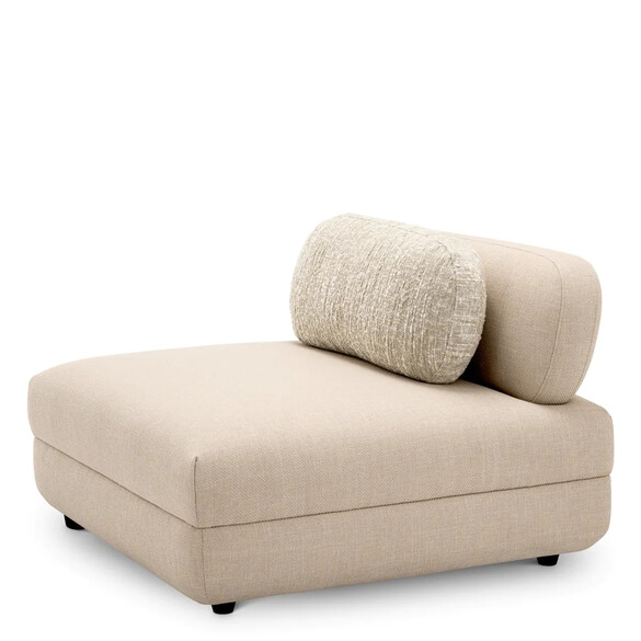 EICHHOLTZ Paulo Modulares Sofa - Mittelmodul, Scalea sand & Boucl sonata cream