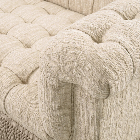 EICHHOLTZ Dorantes Sofa 236 cm, Boucl sonata cream