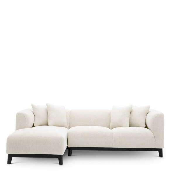 EICHHOLTZ Corso Lounge Left Sofa 232 cm, Lyssa off-white