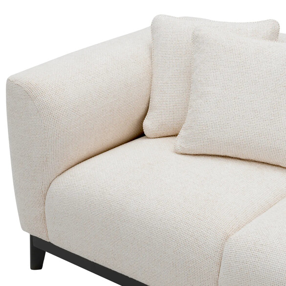 EICHHOLTZ Corso Lounge Right Sofa 232 cm, Lyssa off-white