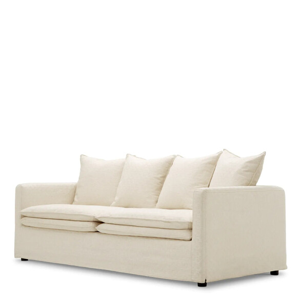 EICHHOLTZ Montgomery Sofa 210 cm, Sunbeam off-white