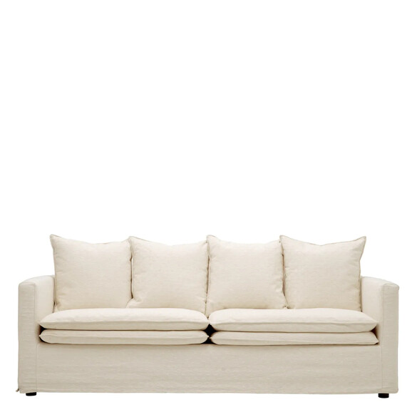 EICHHOLTZ Montgomery Sofa 210 cm, Sunbeam off-white