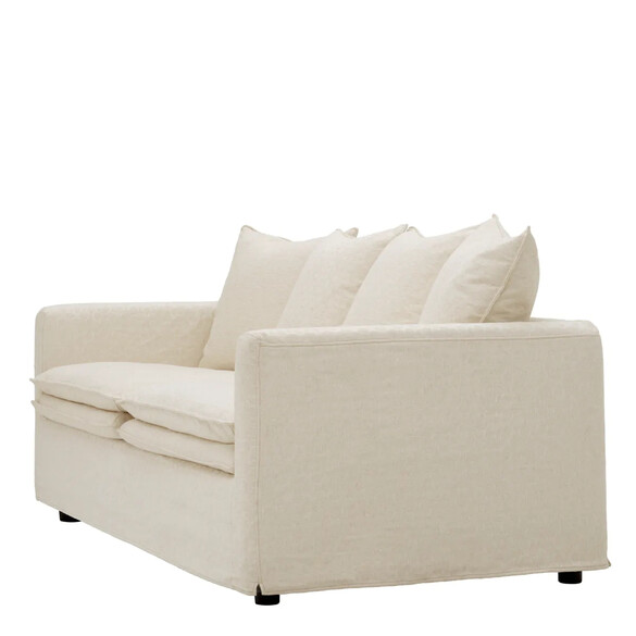 EICHHOLTZ Montgomery Sofa 210 cm, Sunbeam off-white