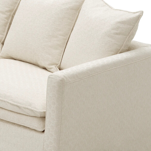 EICHHOLTZ Montgomery Sofa 210 cm, Sunbeam off-white